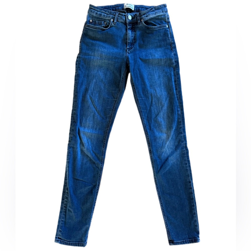 Acne Studios Skin 5 Deep Mid Rise Skinny Jeans Women’s 26/32